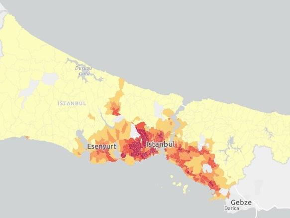 İstanbul’un corona kırılganlık haritası çıktı