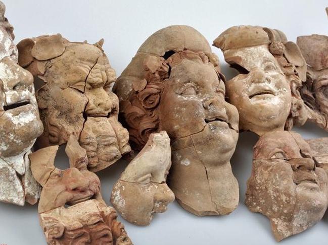 Ordu'da 2 bin 100 yıllık büst ve masklar bulundu