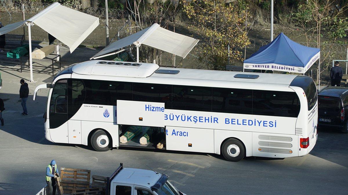 İstanbul'da korkutan görüntü! Cenazeler İBB otobüsüyle taşındı