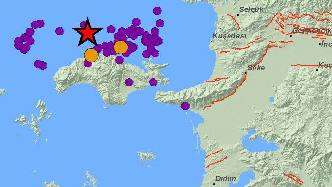'Ege Denizi'nde son bir ayda 5 bin 068 deprem meydana geldi'
