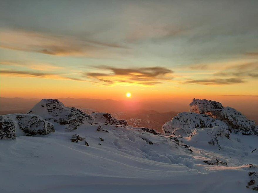 Kayak ve sıcak bir arada