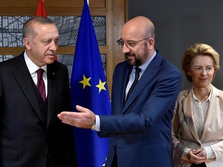 Cumhurbaşkanı Erdoğan ile AB Konseyi Başkanı Michel arasında kritik görüşme