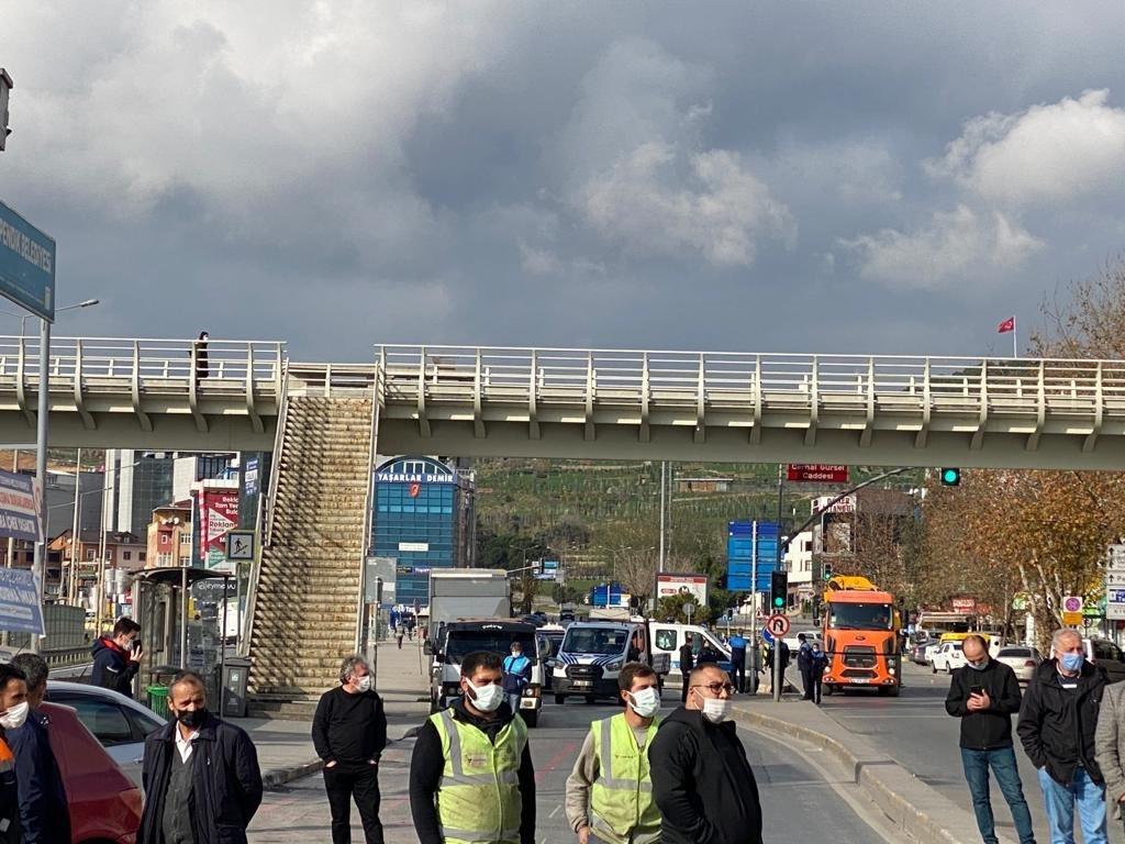 AKP'li belediye, İBB ekibinin yolunu kesti