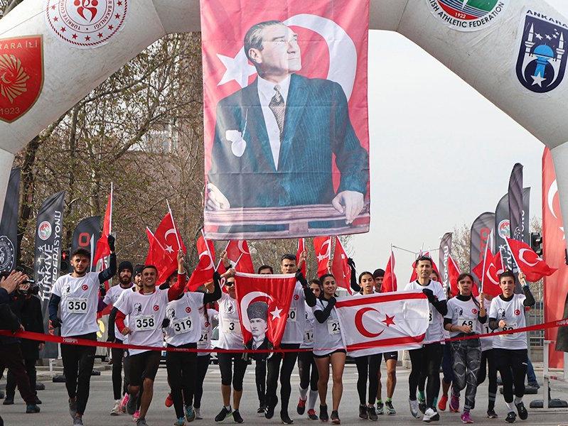 85'inci Büyük Atatürk Koşusu sembolik olarak yapıldı