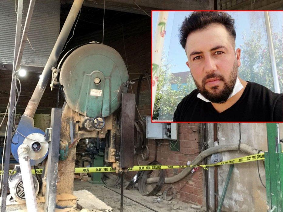 Manisa'da hızar makinesine düşen işçi hayatını kaybetti