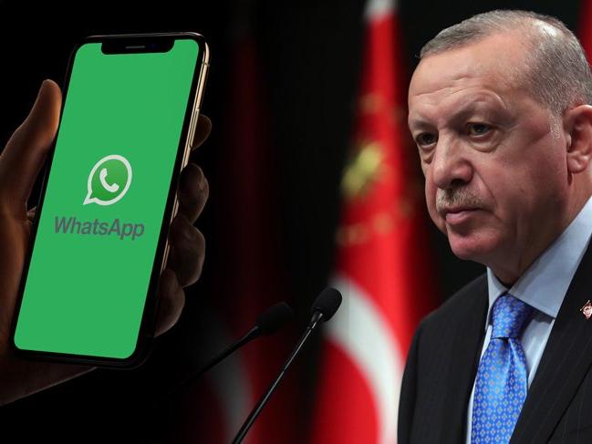 Erdoğan'dan WhatsApp hamlesi