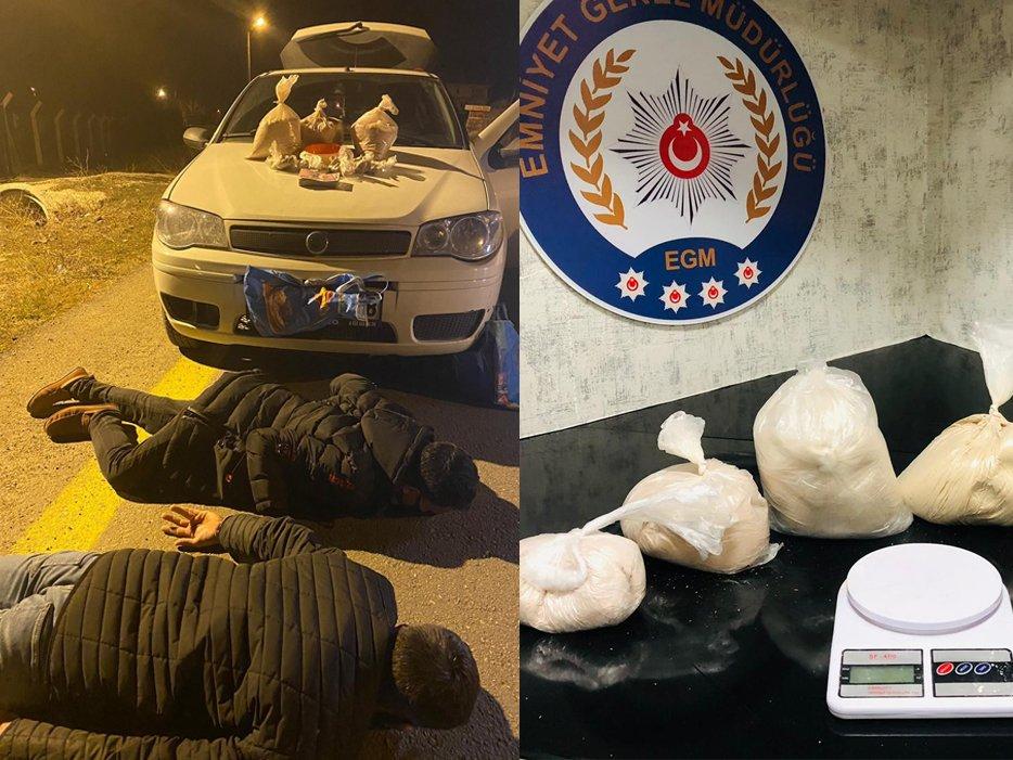 Ankara’da 2 ayrı operasyonda 20 kg eroin ele geçirildi