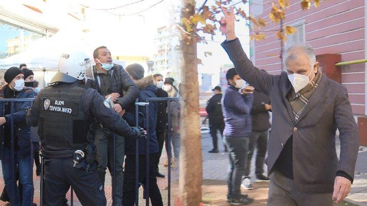 HDP'li milletvekili zafer işareti yaptı, ortalık karıştı!