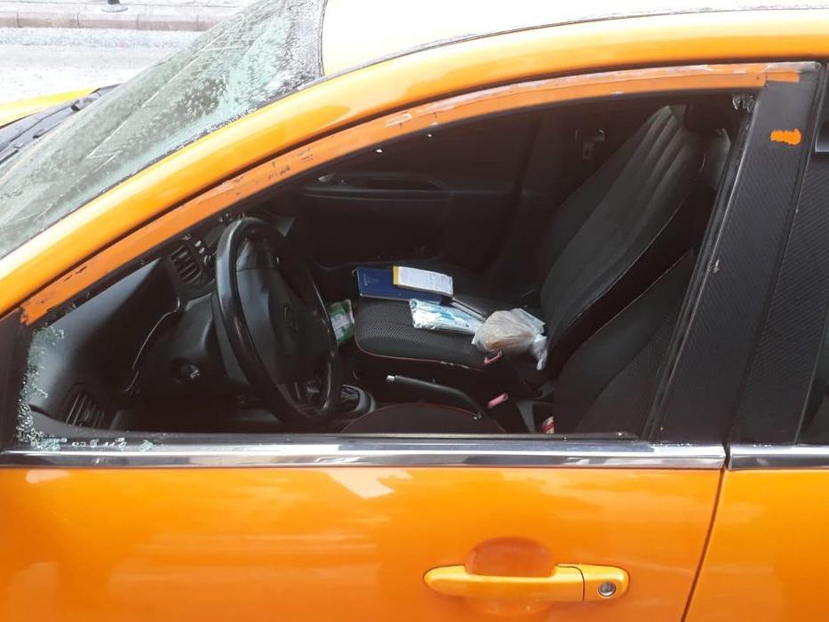 Çalıntı otomobille ticari taksi soygunu