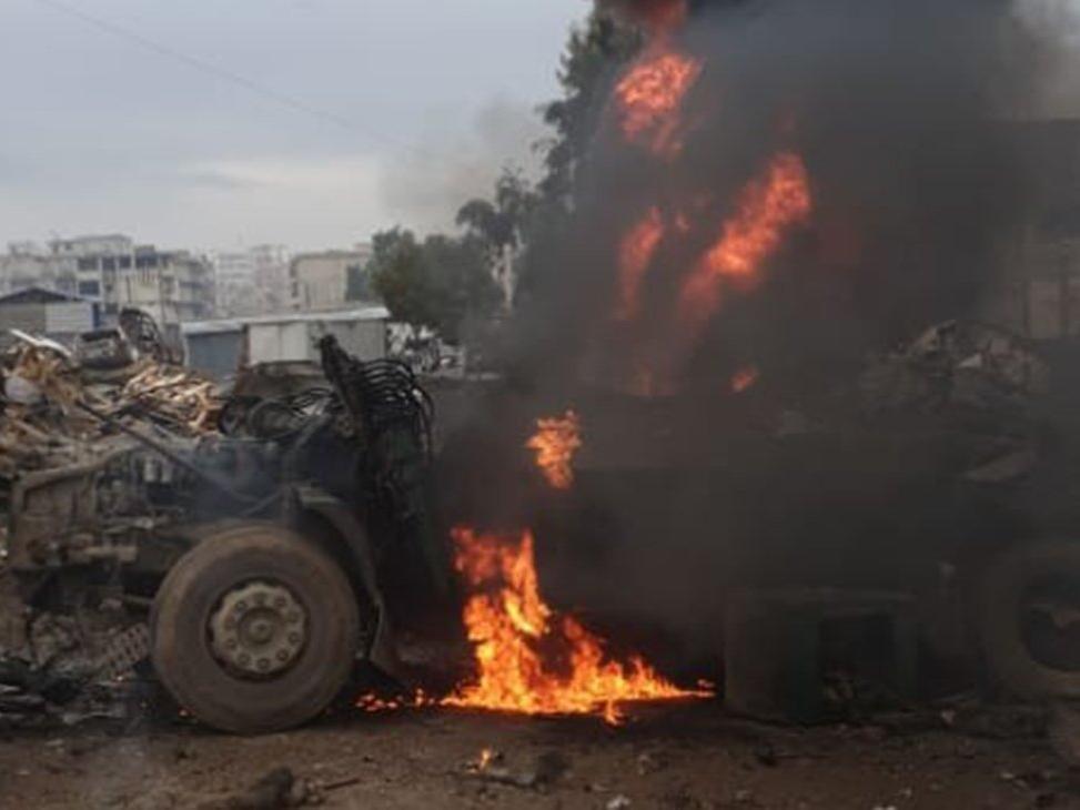 Afrin'de bombalı terör saldırısı: 6 ölü