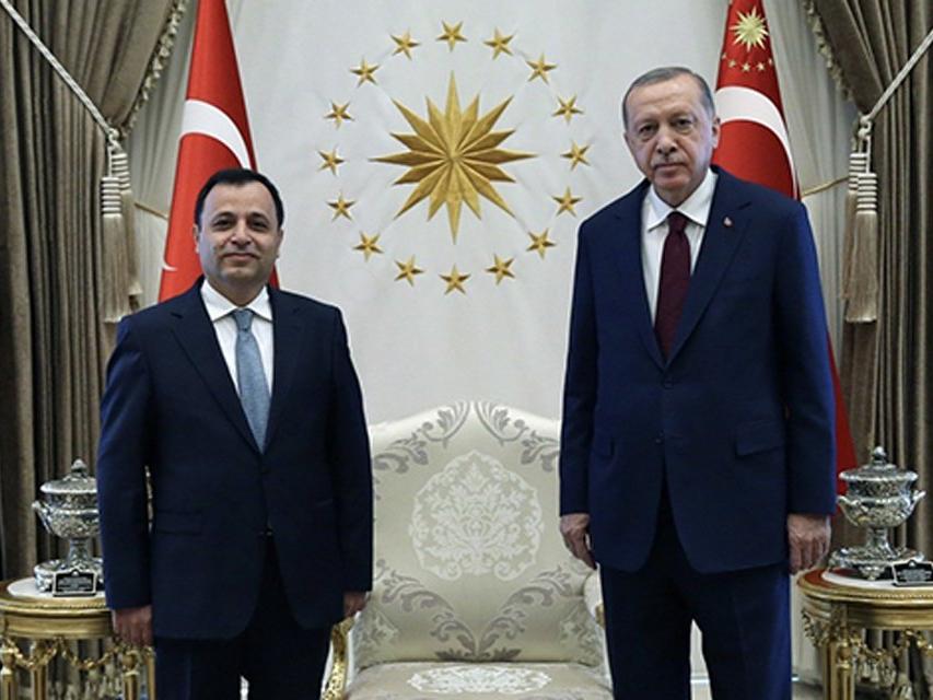 Cumhurbaşkanı Erdoğan, AYM Başkanı'yla bir araya geldi