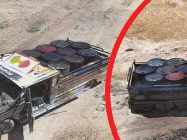 Tel Abyad'da içinde patlayıcı olan 2 kamyonet ele geçirildi