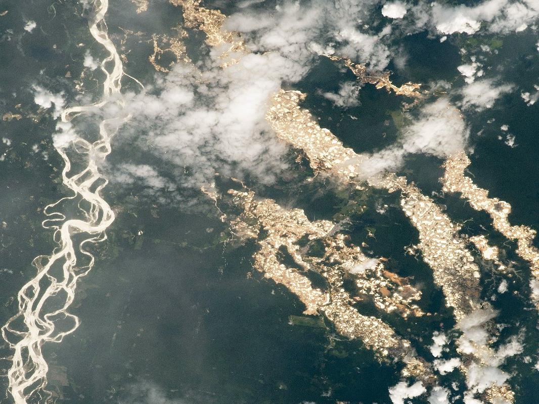 NASA'dan Amazon'un 'altın nehirleri'