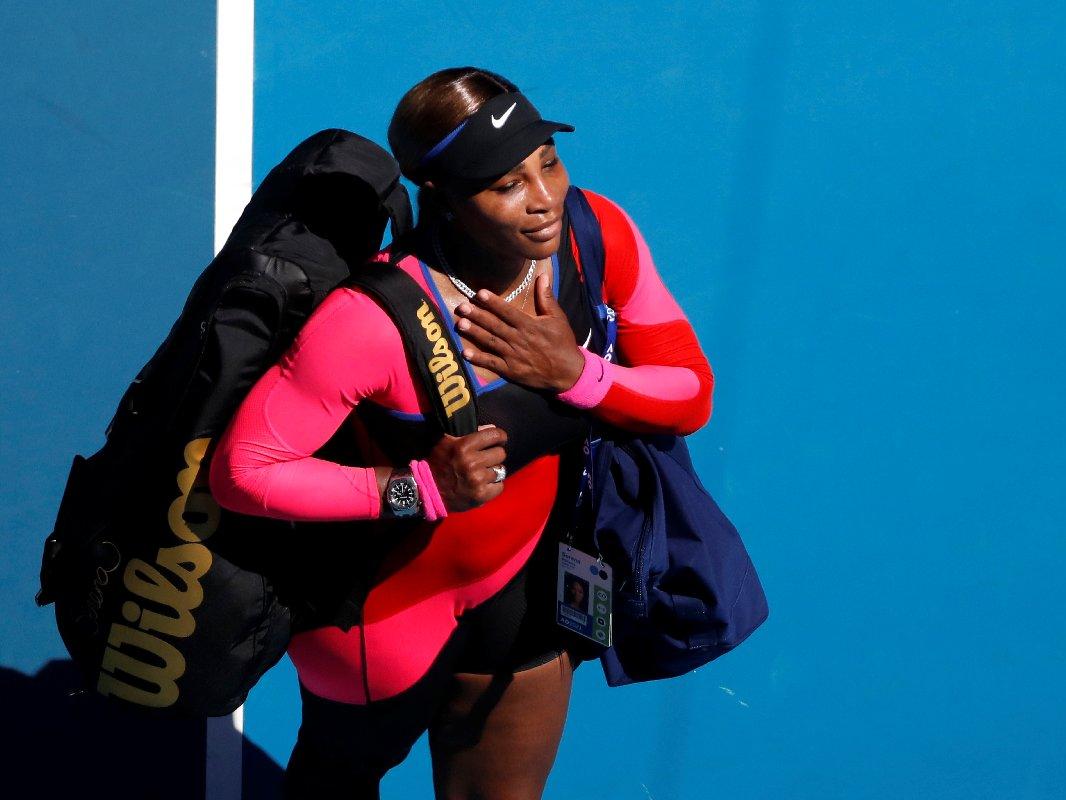 Avustralya Açık'ta hayalleri suya düşen Serena Williams'ın gözyaşları