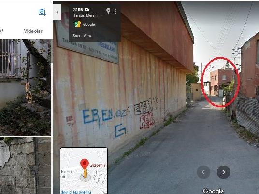 Mersin'deki 'gizemli ev' Google'ın haritalar hizmetinde işaretlendi
