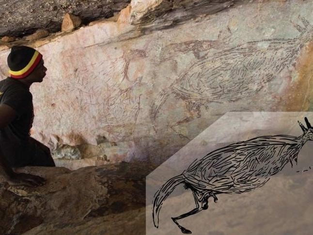 Avustralya'da en eski kaya çizimi bulundu