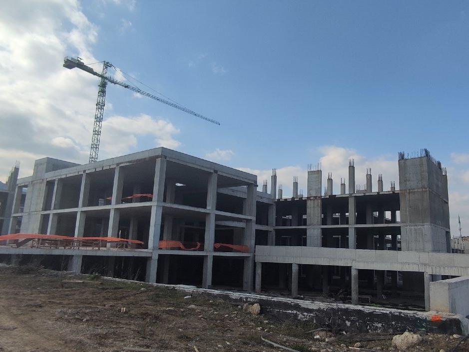 Bursa'da hastane inşaatına 5 yıl sonra yeniden başlandı
