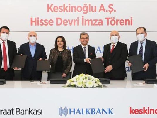 Ziraat ve Halkbank'tan Keskinoğlu'nda hisse devri