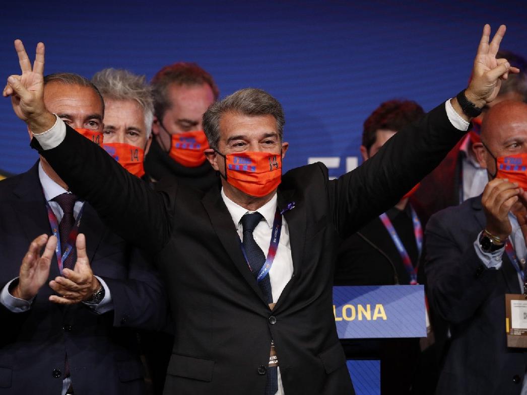 Barcelona'da efsane başkan Joan Laporta yeniden seçildi!