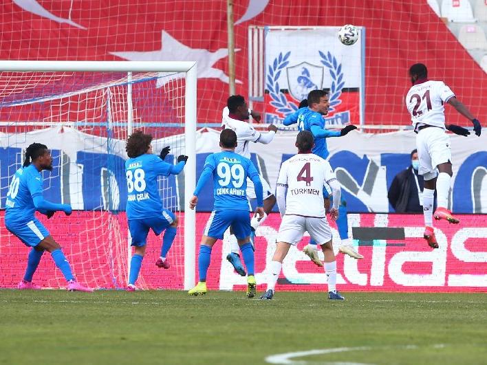 Erzurumspor-Trabzonspor maçından galip çıkmadı