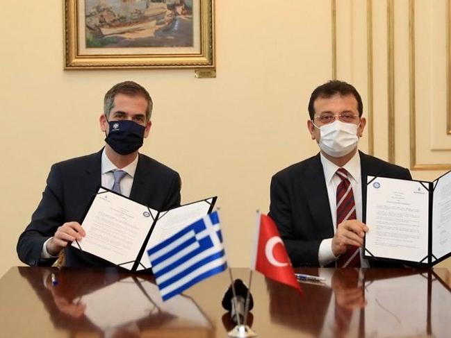 Ekrem İmamoğlu, Atina Belediye Başkanı ile görüştü: İki ülke arasında her şey çok güzel olacak