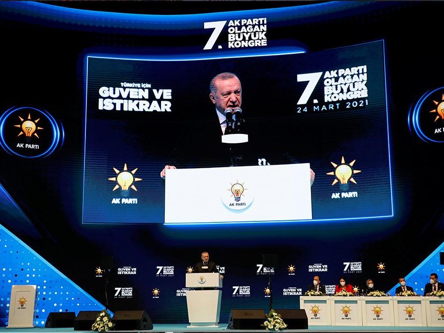 Erdoğan İstanbul Sözleşmesi'ni konuşmasından çıkardı