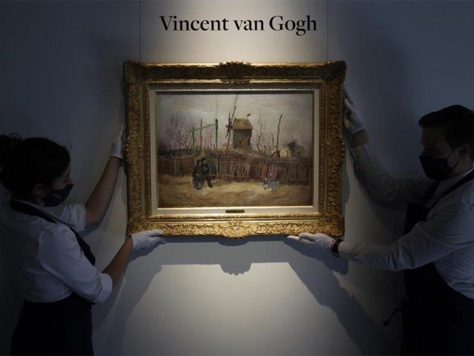 Van Gogh'un 'Montmartre'deki Sokak Manzarası' adlı eseri rekor fiyata satıldı