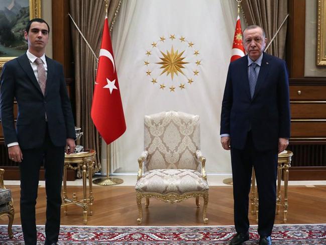 Cumhurbaşkanı Erdoğan Muhsin Yazıcıoğlu'nun oğlu ile görüştü