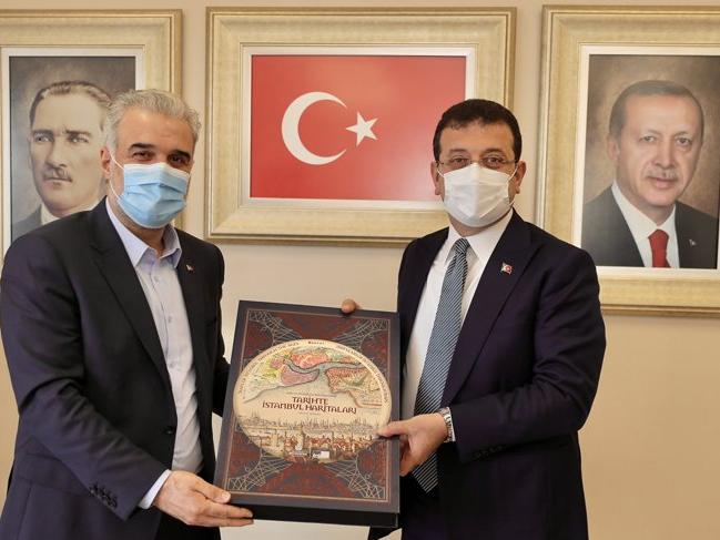 Ekrem İmamoğlu’ndan yeni AKP il başkanına ziyaret