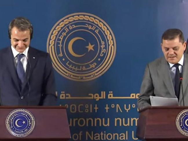 Yunanistan Başbakanı Miçotakis'in yanında söyledi! Libya'dan Türkiye açıklaması