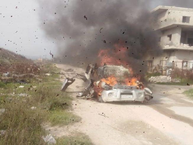 Suriye'de sivil araca füzeli saldırı: 7 ölü, 3 yaralı