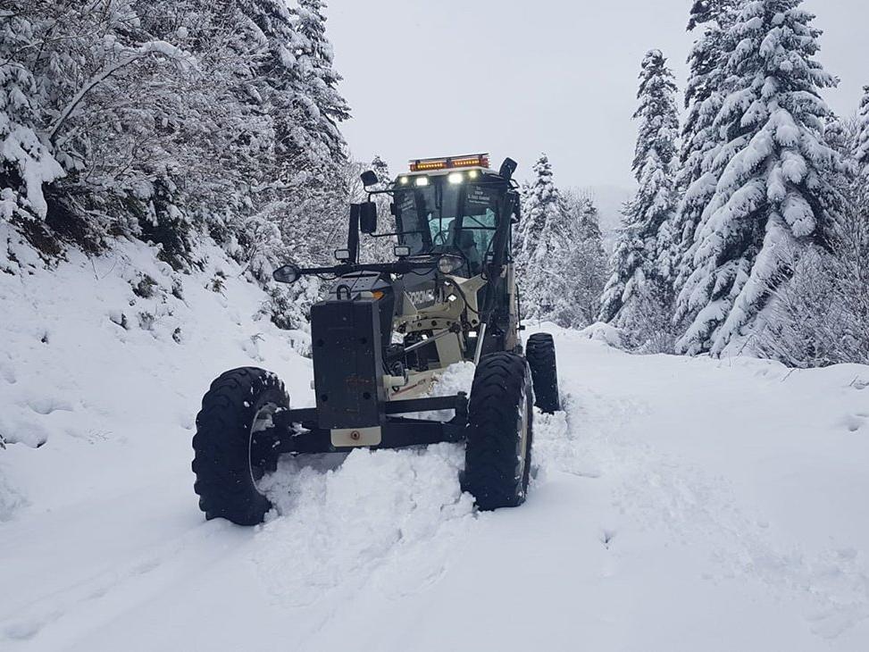 Sinop'ta Nisan karı: 10 köy yolu kapalı