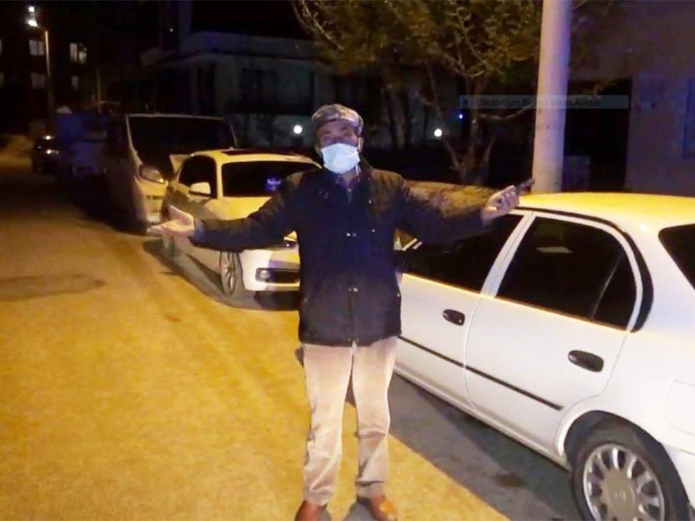 Sokakta polise yakalandı: Virüsüm yok kendimi vururum