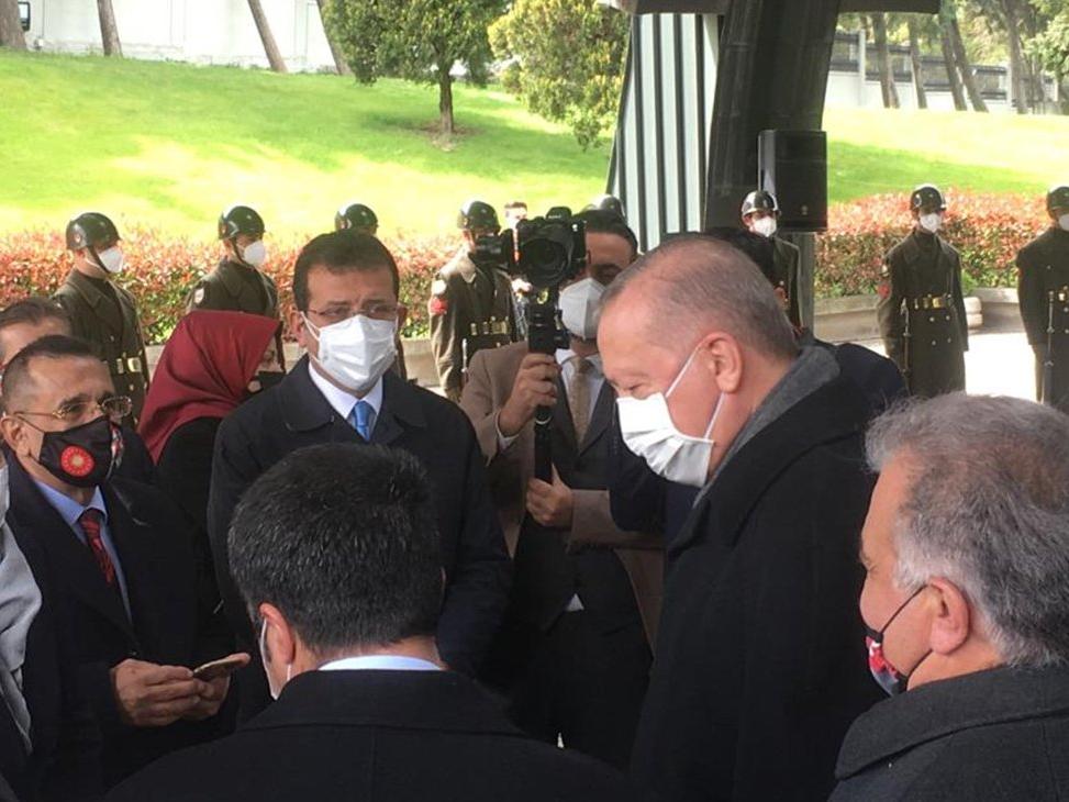 Cumhurbaşkanı Erdoğan ile Ekrem İmamoğlu bir araya geldi