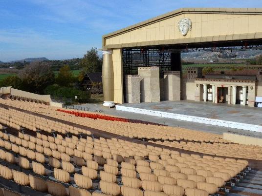Yıkım kararı verilen Aspendos Arena tarım arazisinden çıkarıldı