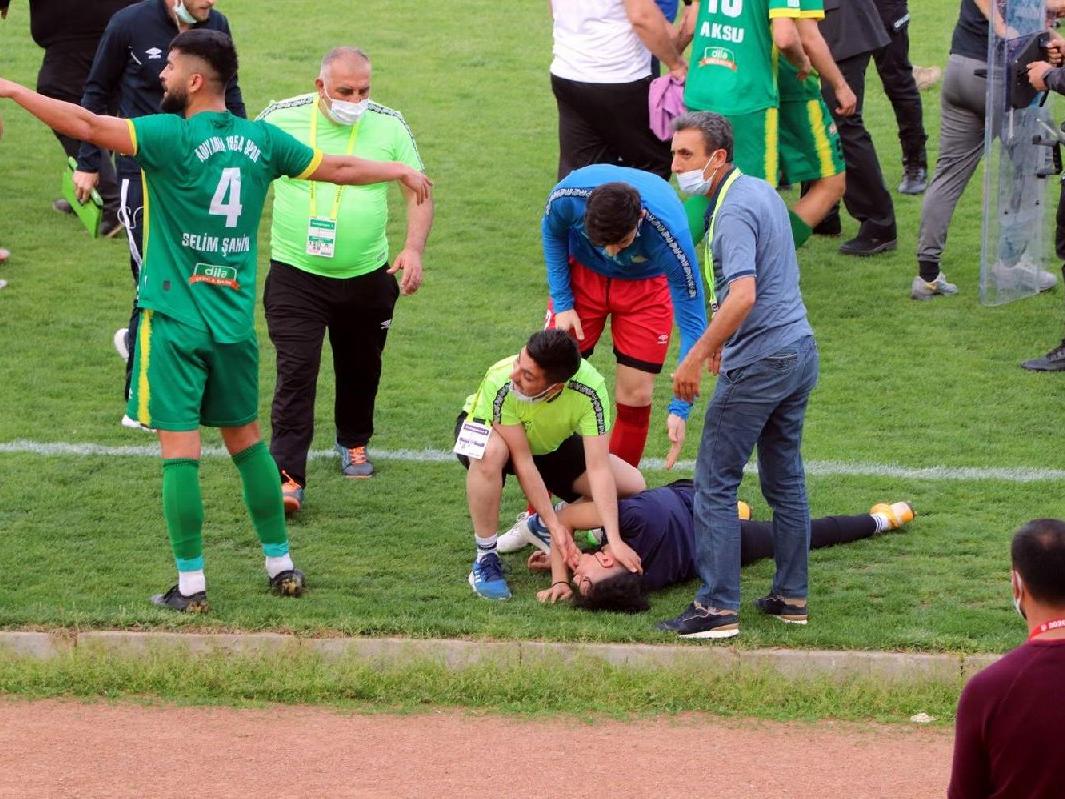 Siirt'te maçta çıkan olayda 1 kişi yaralandı