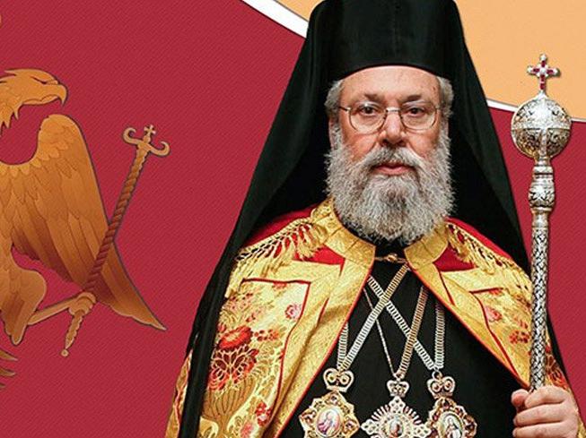 Güney Kıbrıs'ta kriz! Rum Başpiskopos hükümete rest çekti