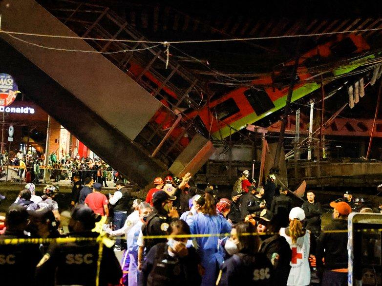 Korkunç kaza: Meksika'da metro çöktü: Onlarca ölü  ve yaralı var