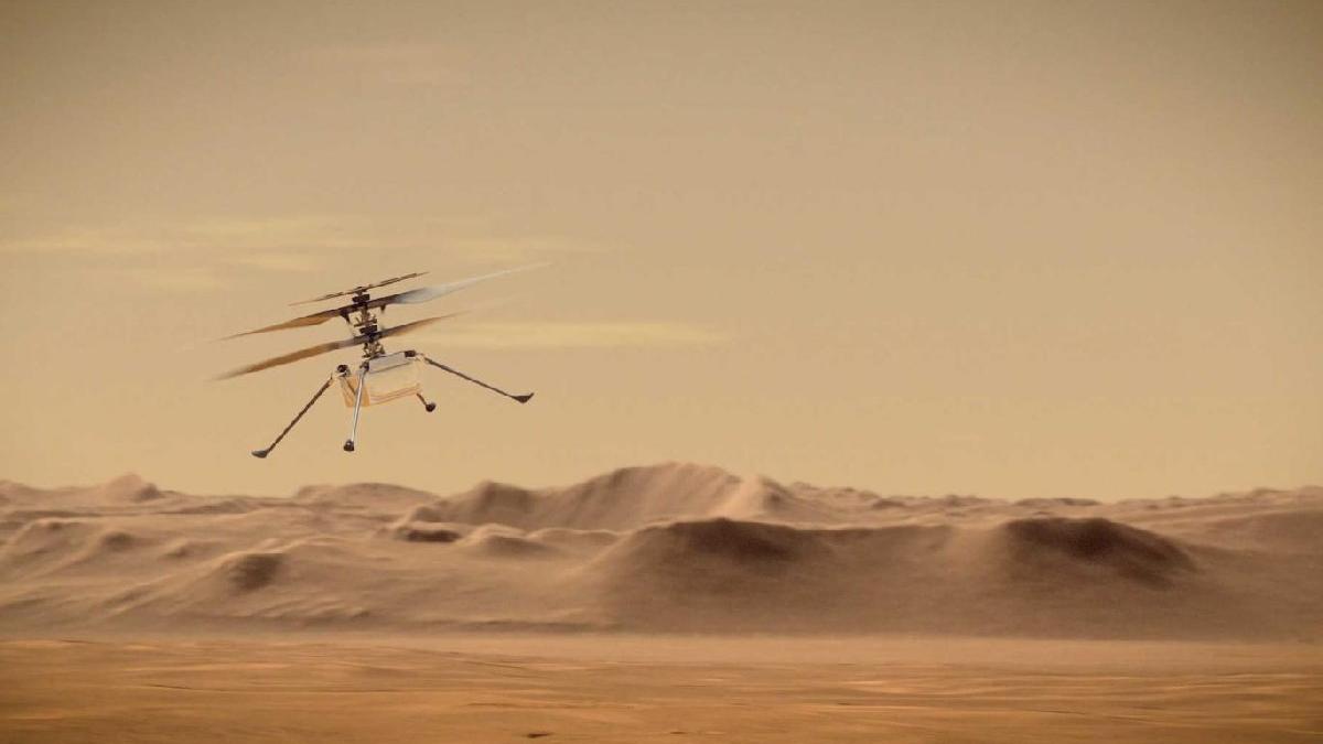 NASA'dan Mars uçuşunda bir ilk daha: Helikopterin sesi yayınlandı