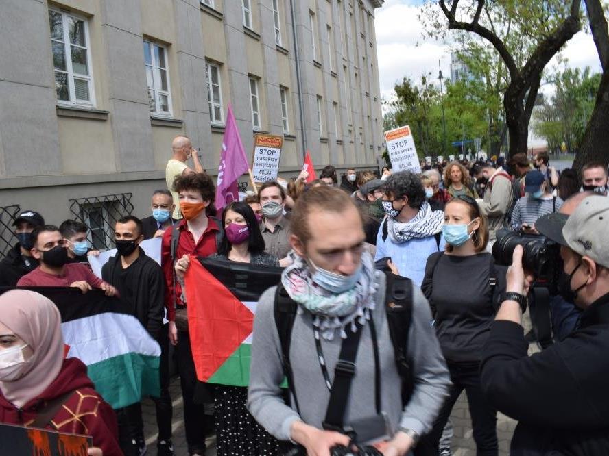 Polonya’da Filistin'e destek gösterisi