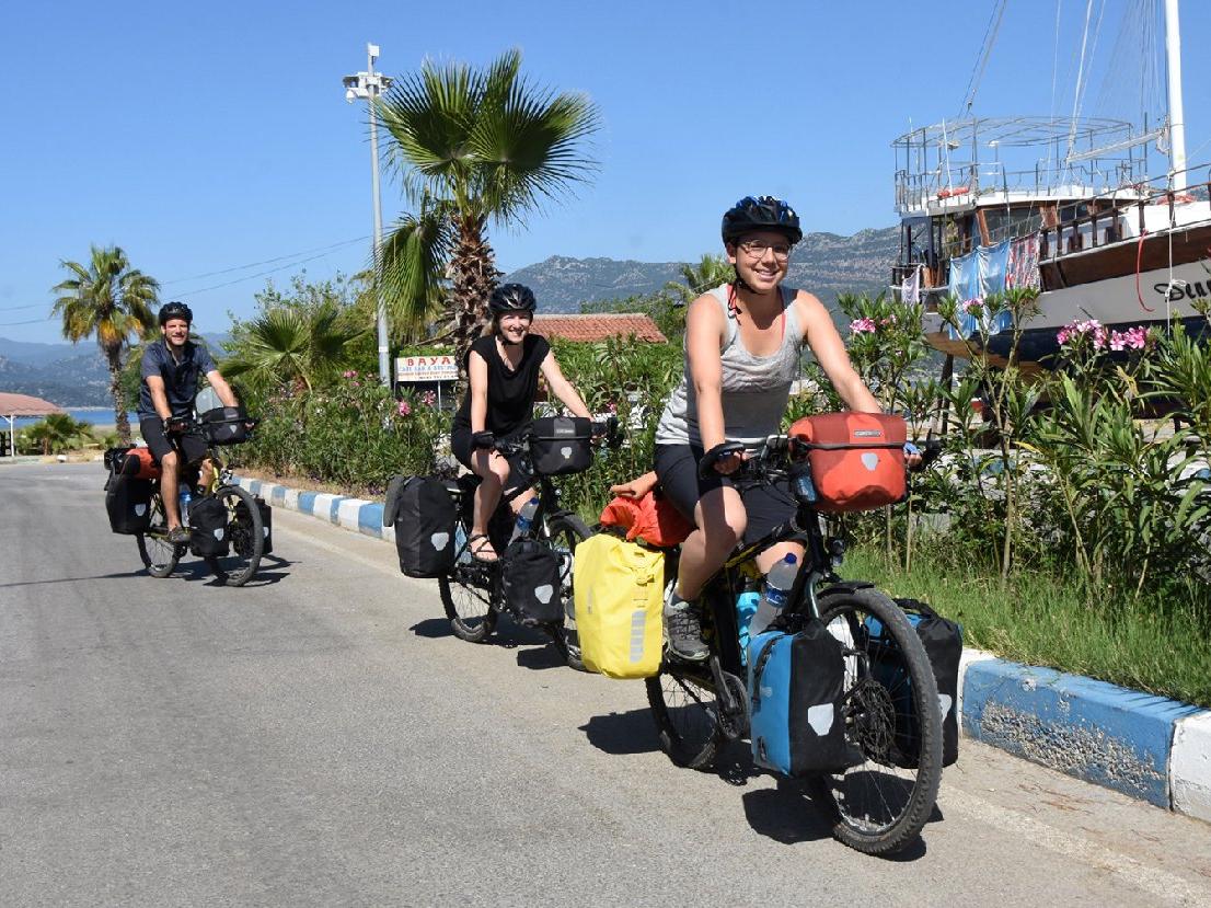 İsviçreli aile bisiklet turu için 22 defa Türkiye'ye geldi, sıra çocuklarında