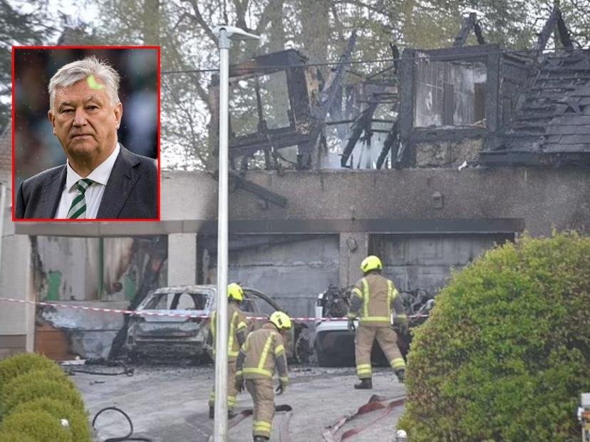 Celtic CEO'su Peter Lawwell'ın evi ateşe verildi