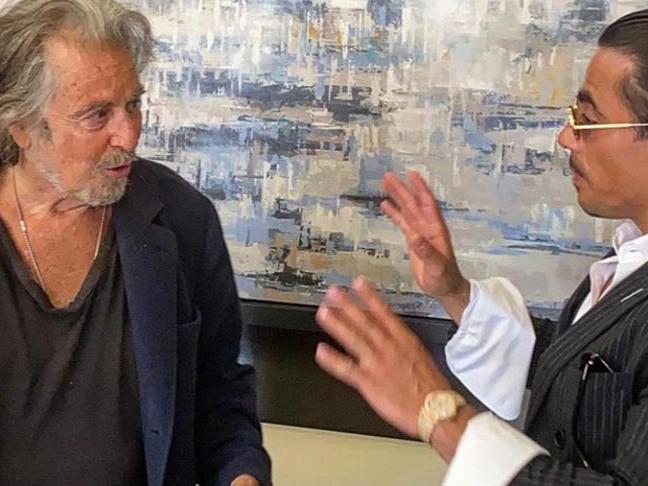 Al Pacino ile Nusret buluştu