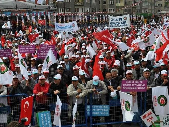 Türk-İş ve Hak-İş'ten 700 bin kamu işçisi için 4800 TL'lik taban ücret talebi