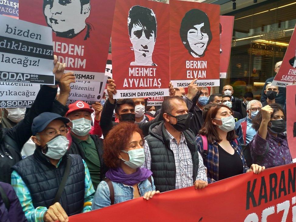 Gezi eylemlerinin yıl dönümünde Taksim'de toplandılar
