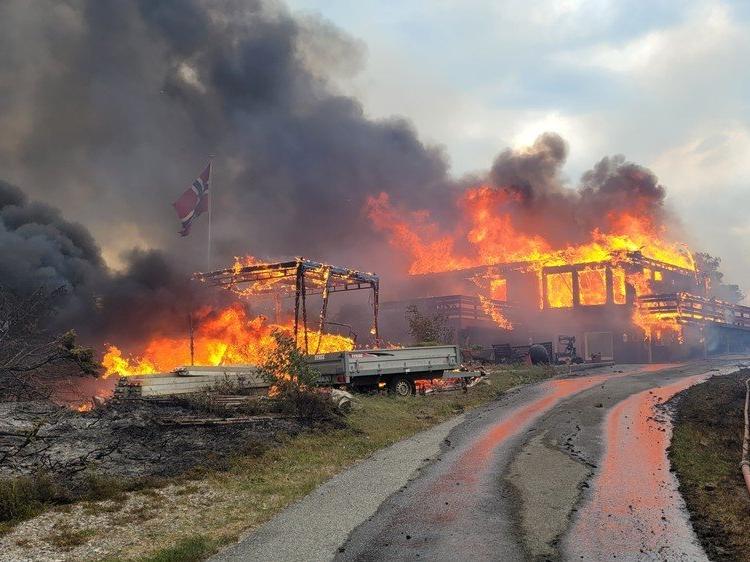 Norveç'te orman yangını: Yüzlerce kişi tahliye edildi