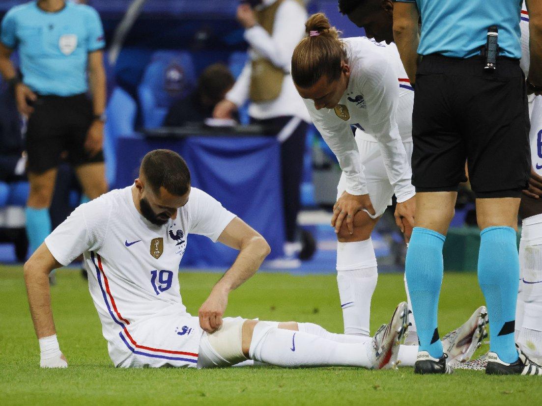 Fransa'ya EURO 2020 öncesi kötü haber: Benzema sakatlandı