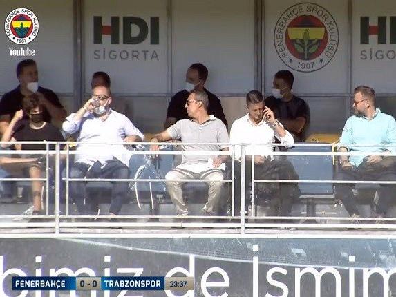 Fenerbahçe Başkanı Ali Koç, Sırp menajer Milos Mladenovic'le birlikte!