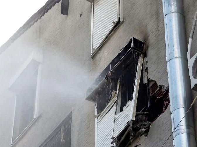 Antalya'da evde patlama ve yangın