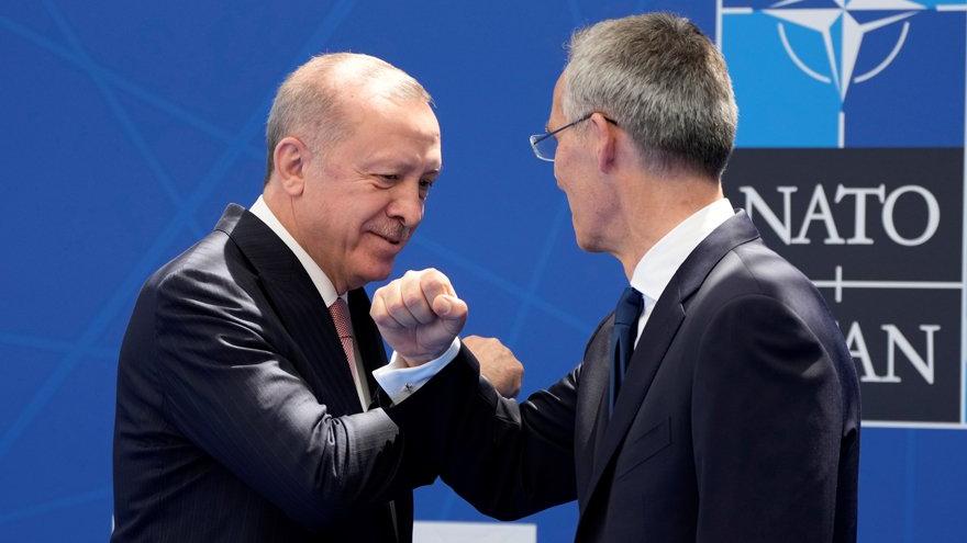 Erdoğan NATO karargahında